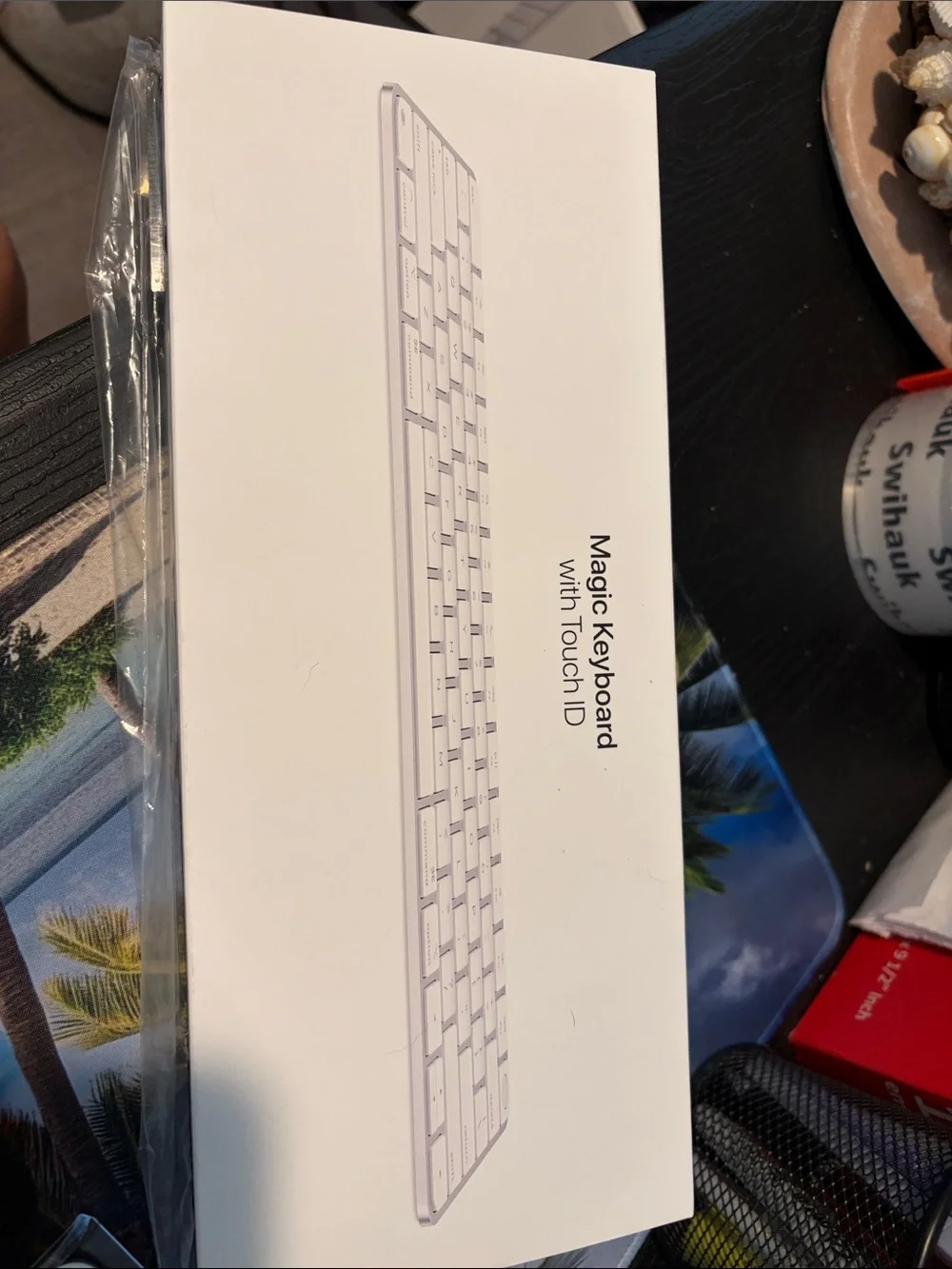 Apple Magic Keyboard with Touch ID - White/Silver